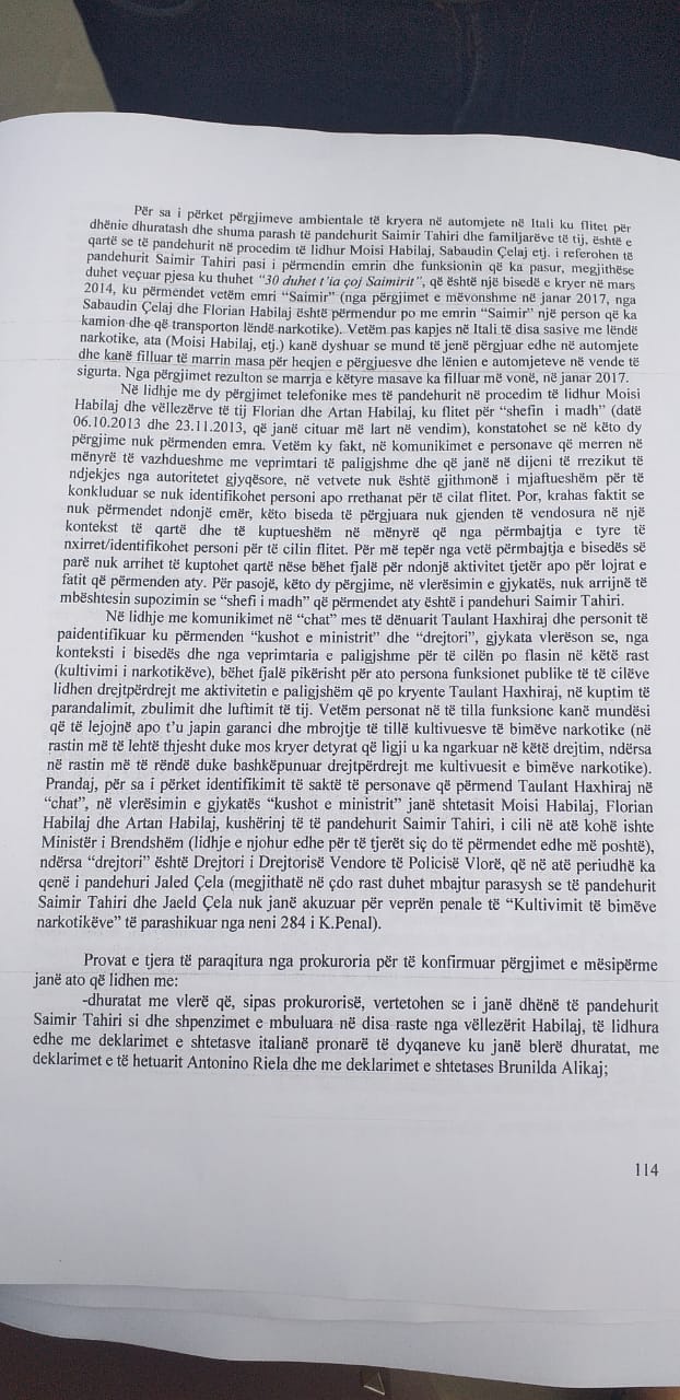 Vendimi për Tahirin zbardhet pas 39 ditësh, ja çfarë thuhet në 140 faqe 1 vend4