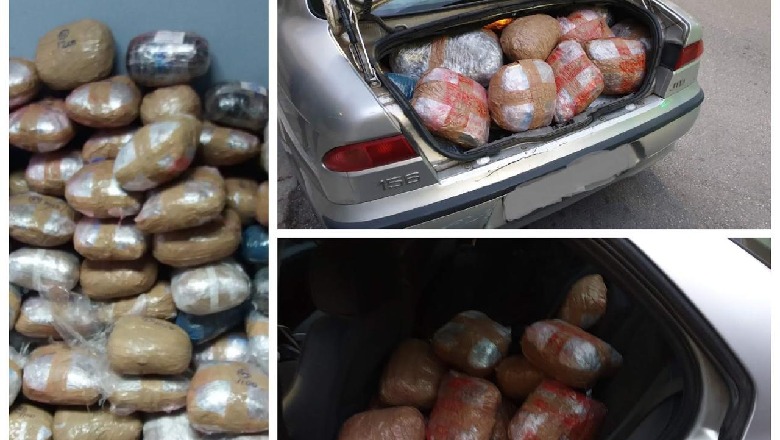 Kapet me 107 kg kanabis në makinë, prangoset shqiptari në Janinë 1574171881 LIMOS