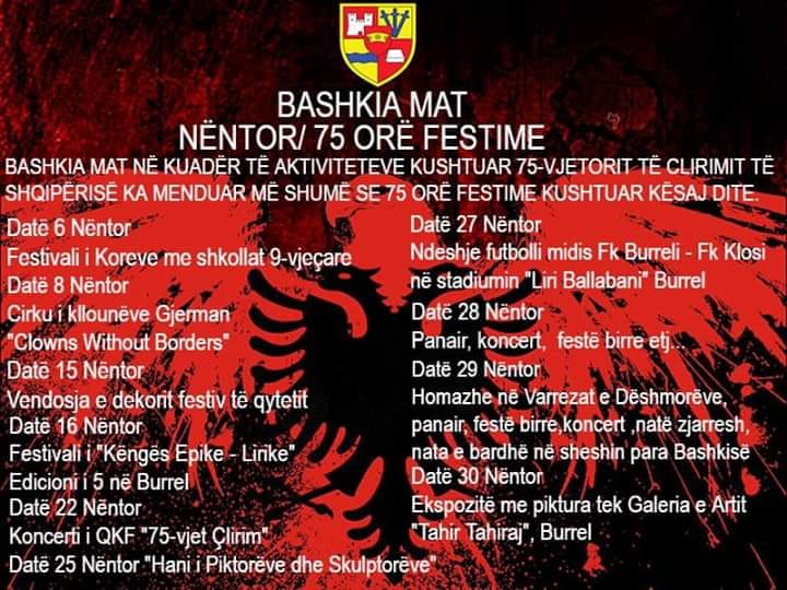 Mat: 75 orë festime në nder të festës së Çlirimit 1 74680823 10161572606388504 4934193751179395072 n