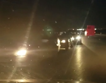 Tërmeti/ Trafik i rënduar në autostradën Tiranë-Elbasan, banorët lënë kryeqytetin pas lëkundjeve 1 Trafiku 1