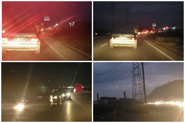Tërmeti/ Trafik i rënduar në autostradën Tiranë-Elbasan, banorët lënë kryeqytetin pas lëkundjeve Trafiku