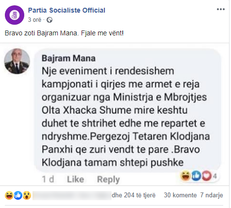 “Kampionati i q*rjes me armët e reja”, ish-ministri dhe gjenerali i Ushtrisë Shqiptare bën gafën e pafalshme 1 bajram mana 1