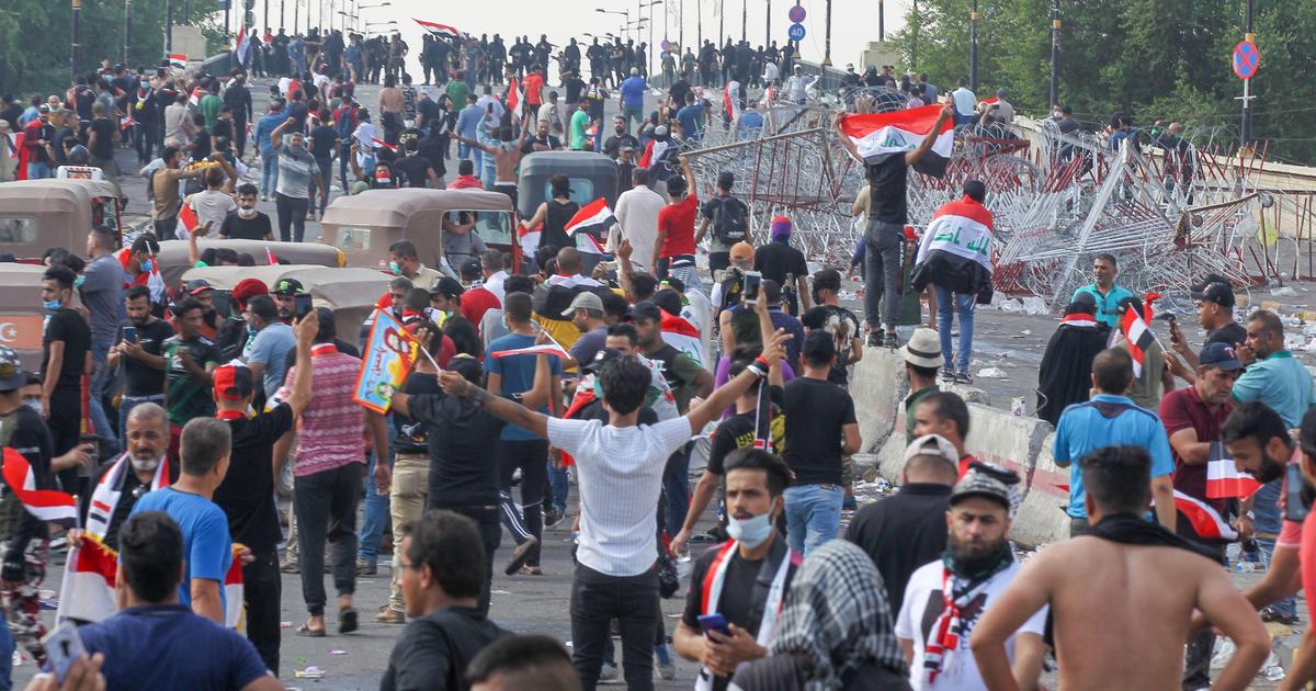 Iraku në grevë deri në rrëzimin e regjimit iraq protests 1177990862
