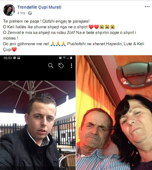 “Na ndau Zoti”, halla përlot rrjetin për nipin, vëllain dhe nusen e tij: Na e bëtë shpirtin copë… 1 keli