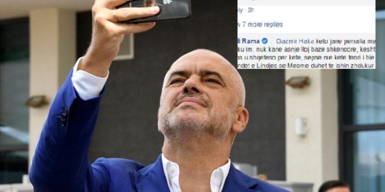 Marrëveshja me Kompaninë italiane ENI/ Komentuesi: Tani jo tërmet 6.4, po 10 do bjerë. Rama: Janë përralla mediatike miku im rama