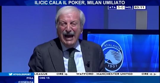 VIDEO/ Komentatori i Milanit qan për humbjen turpëruese: T’ju vijë turp, kërkoni falje safe image