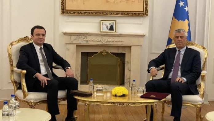 Thaçi: Albin Kurti duhet të vijë të marrë mandatin, e ka gati dokumentin e nënshkruar 1579347340 thacikurtibirne15783300931601280x720600x360