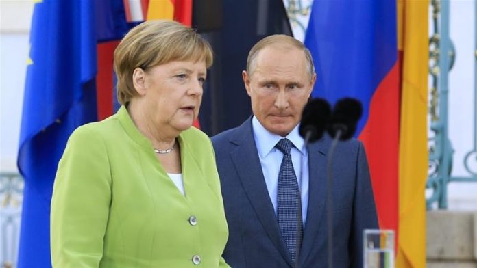Kriza në Lindjen e Mesme, Merkel takon Putinin më 11 janar 285474