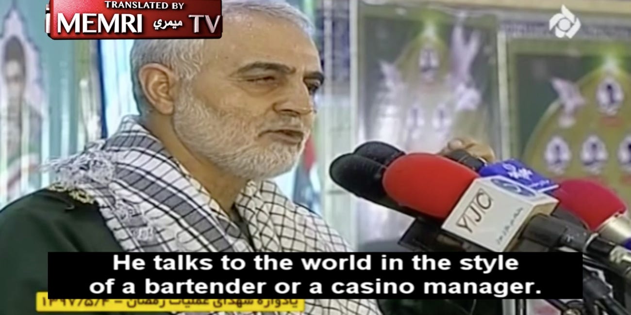 Kur Sulejmani tallte Trump: U flet shteteve si banakierit të kazinosë. SHBA var shpresat te mbeturinat e Iranit që kundërshtojnë revolucionin Kasemi Sulejmani