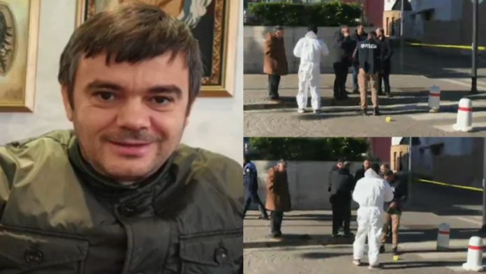 (Video) Publikohen pamjet e momentit të vrasjes së biznesmenit në Rrëshen. U qëllua nga snajperi pasi puthi fëmijën Reci K