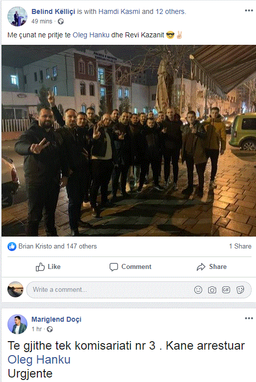 Shoqërohen në polici dy të rintjë e FRPD-së, Doçi: Mblidhuni urgjent të komisariati nr.3 1 ft 1
