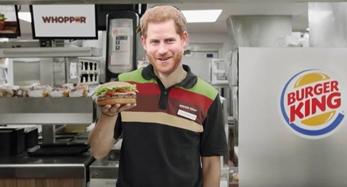 ‘Burger King’ i ofron Princ Harry-t punë, pasi hoqi dorë nga Mbretëria harryyyyy