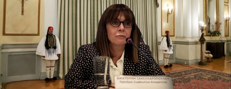 Greqia zgjedh gruan e parë presidente në historinë e vendit katerina sakellaropoulou 770x296 1