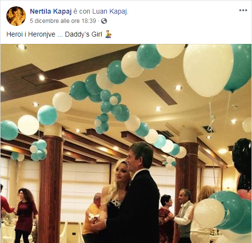 Nertila Kapaj është vajza e zjarrfikësit hero nga Vlora, Luan Kapajt 1 nertila kapaj 1