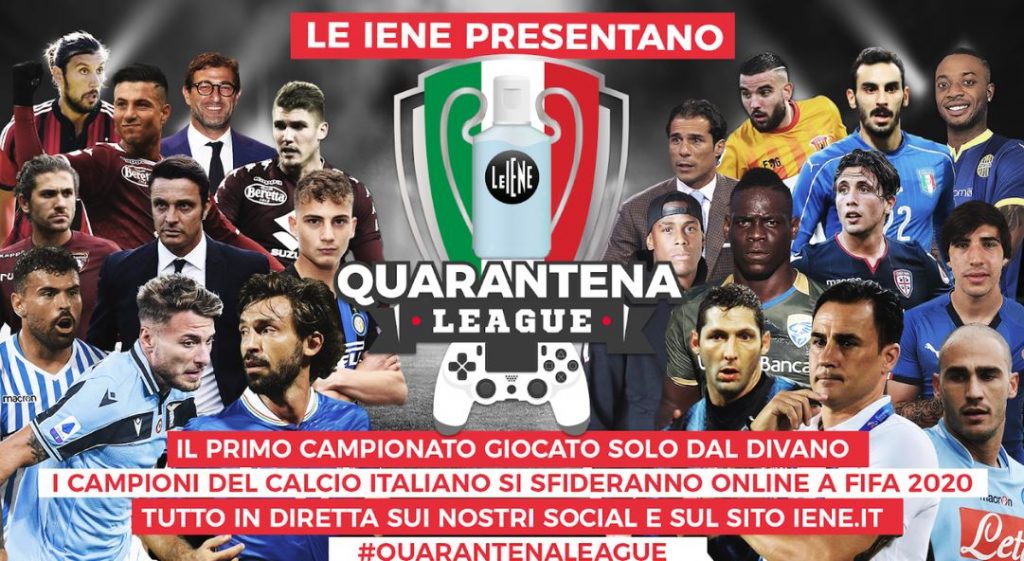 Ideja e “Le Iene”, nis “Quarantena League” me yjet e Serisë A dhe ish-kampionët dsfdsfsd