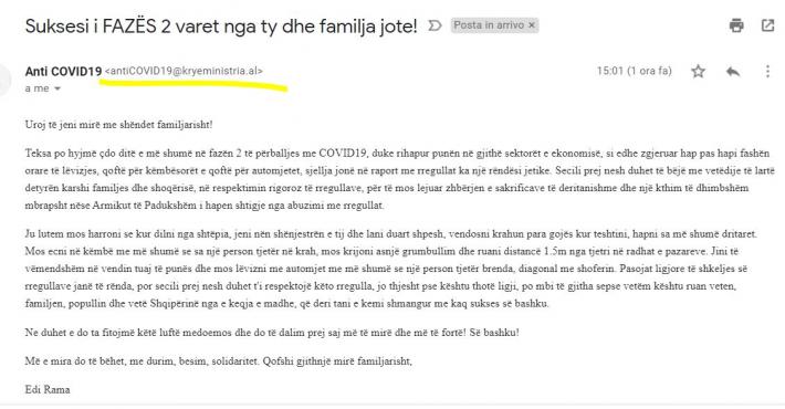 S'ka më puthje e përqafime! Pasi e kritikuan, Rama u shkruan shqiptarëve në email 1 443954