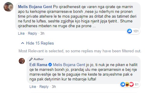 Qiraja nuk do të falet, por do të shtyhet, Rama: Pagesën do e bëni kur të rihapni biznesin 1 5e8605974403aedi rama