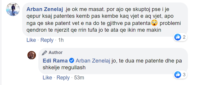 “Ose shtrëngo ose hap krahun ..., nga ata që kanë ngelur pa punë për shkak të krizës, tek personat që kanë biznese, Rama i përgjigjet një për një qytetarëve në Facebook 1 640 0 5e8df4d624006 1