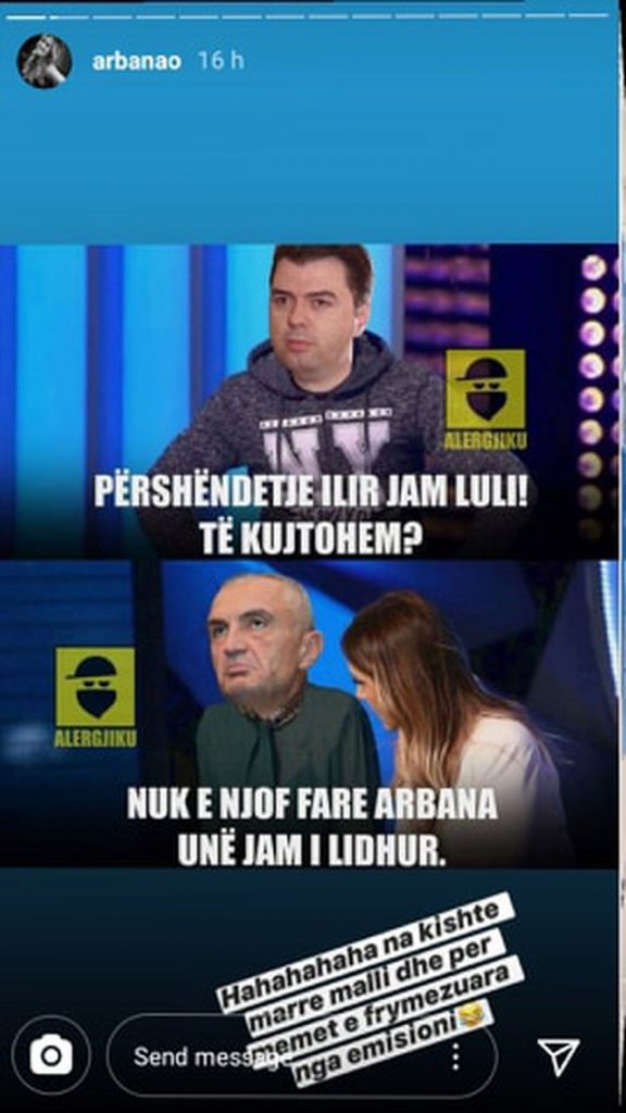 “Përshëndetje Ilir, jam Luli. Të kujtohem?”, Arbana Osmani bën postimin që nuk pritej për Bashën dhe Metën (FOTO) 1 640 0 5ea2d3f408e11