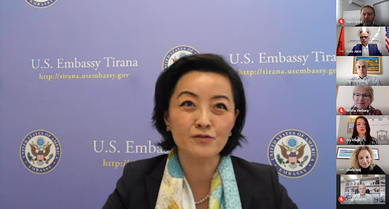 Kim, bisedë online me bordin e drejtuesve të Dhomës Amerikane të Tregtisë 95202988 10157320344660838 3290071899379335168 n