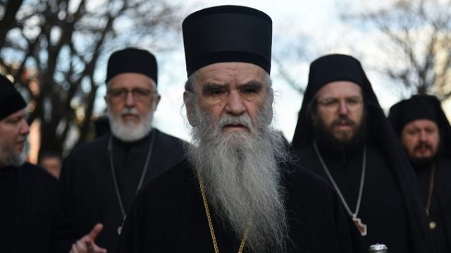 Arrestohet kreu i Kishës Ortodokse serbe në Mal të Zi Amfilohije