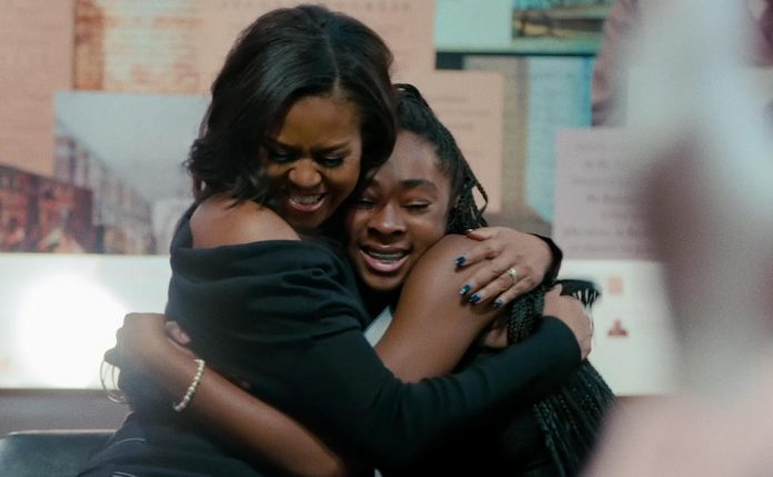 ‘Becoming’ i Michelle Obamës, tashmë edhe film Becoming film documentario 2020 696x429 1