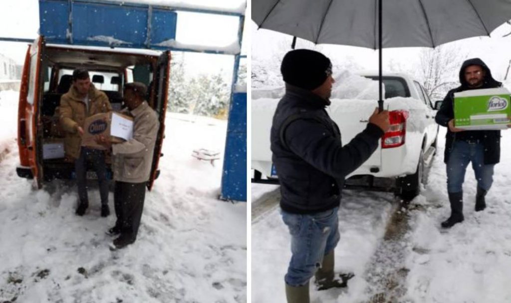 Foto/ Malaj: Bashkia e Matit ndau sot 160 pako ushqimore për familjet në nevojë New Project 1