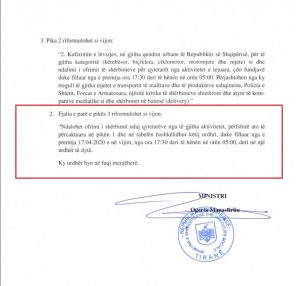 Urdhri i MSH: Nga sot deri të hënën në orën 05:00 gjithçka mbyllur! 1 WhatsApp Image 2020 04 17 at 11.24.25