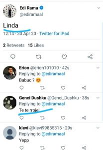 "Linda"/ Rama status enigmatik në twitter, rrjeti e kthen në parodi 2 WhatsApp Image 2020 04 30 at 12.17.31
