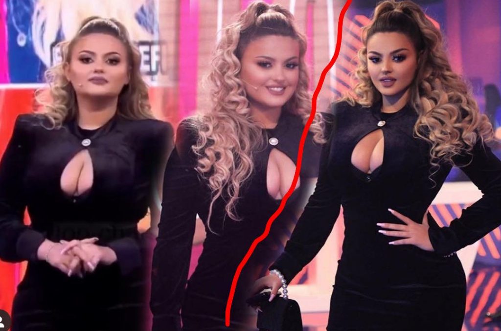 Përdorimi i tepruar i “photoshop”, Enca përfundon në mediat britanike 2 enca haxhia
