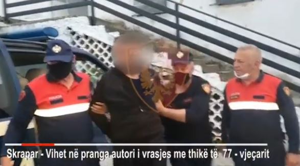 VIDEO/ Vrau të afërmin e tij në Skrapar, dalin pamjet e arrestimit të 37 vjeçarit 125