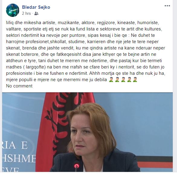 Bledar sejko statusi