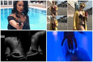 U shfaq live me bikini para Kryeministrisë, njihuni me reporteren që ka qejf armët’ dhe videot e nxehta 1 Griselda Katirai reporterja Tv klan