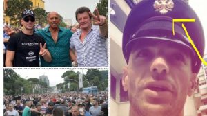 Teatri/ Kush proteston për Kë? 2 Stresi kapele policie