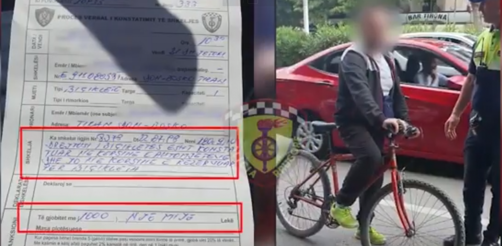Bëni kujdes! Nëse pedaloni gabim ndëshkoheni, gjobiten 36 persona në Tiranë adadad