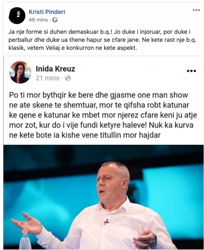 Kristi Pinderi shpërthen ndaj Mustafa Nanos: Një B.Q. klasik 1 sssssss 1 696x853 1