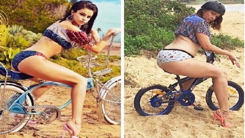 Fotot/ Komediania ‘imiton’ VIP-at në mënyrën më të keqe të mundshme, nga Kylie Jenner, Rihanna e Rita Ora. Do shkriheni së qeshuri! 1 1 24