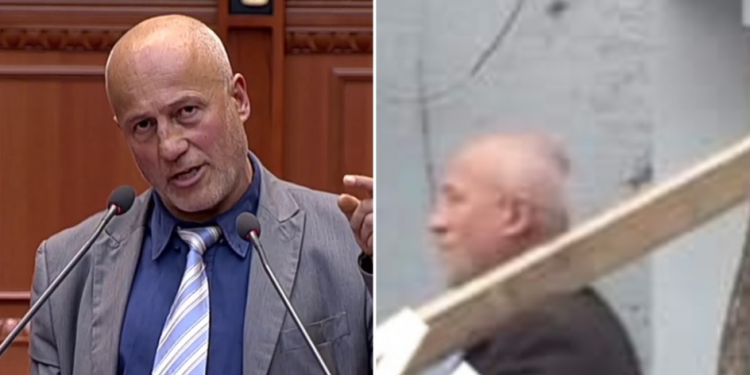 Deputeti i “kaçurrelave” del rrugëve të Tiranës me një hu në dorë PAPA