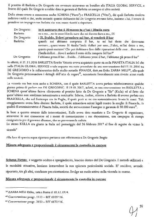 Zbulohet dokumenti, emri i Ilir Kullës në dokumentin e Gjykatës së Romës 1 TemA FAKSIMILE