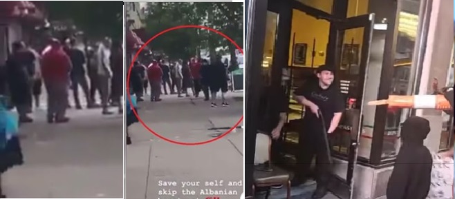 Protestuesi në SHBA: Shqiptarët dhe italianet kanë dalë me shkopinj, mos hyni në këtë lagje koco kokedhima