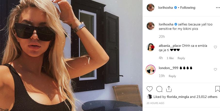 Lori Hoxha thyen “rregullat”, poston foto me bikini dhe duket fantastike 1 1 8