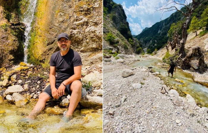 FOTO/ Në pritje për drejtësi, Saimir Tahiri merr përsiper aventurën e vështirë, “çan” me këmbë shtigjet në… 118ae54b36bee1372e62d0106b114a3a L