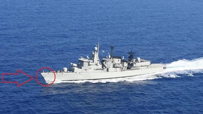 Shtohen tensionet midis Turqisë dhe Greqisë/ Dalin fotot e fregatës greke pas përplasjes me anijen turke në Egje 457225