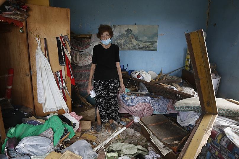 Pamje prekëse nga Bejruti, banorët strehohen në shtëpitë e rrënuara- FOTO 5