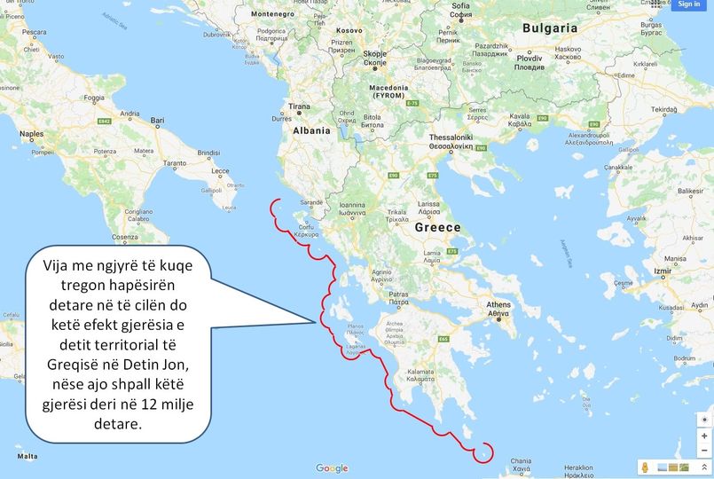 Glevin Dervishi/ Zgjerimi i mundshëm i Greqisë me 12 milje në Detin Jon, asgjë e re për Shqipërinë 1 HARTA