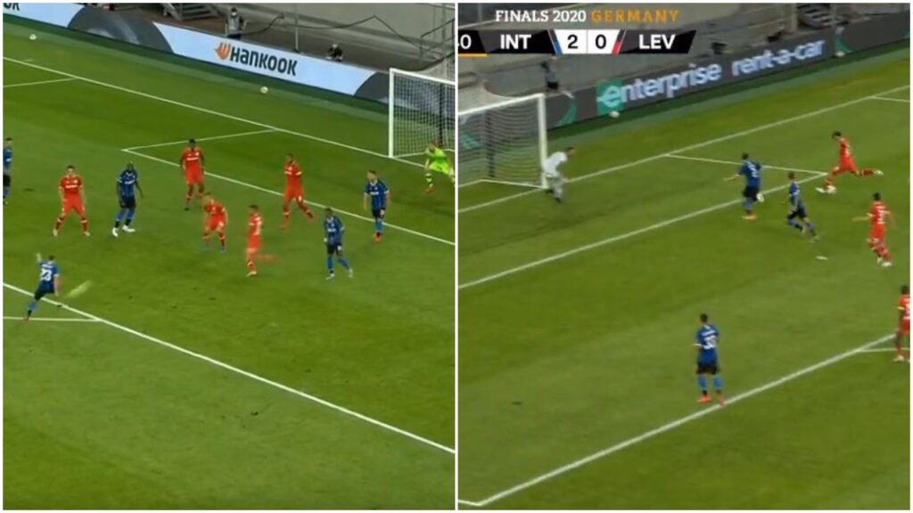 VIDEO/ 3 gola brenda 9 minutave, spektakël në duelin Inter-Leverkusen Inter 1