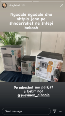 “Një shtëpi bebash”, Olta Gixhari tregon si duken gjërat rreth saj në ditët e fundit të shtatzënisë 1 Olta 1