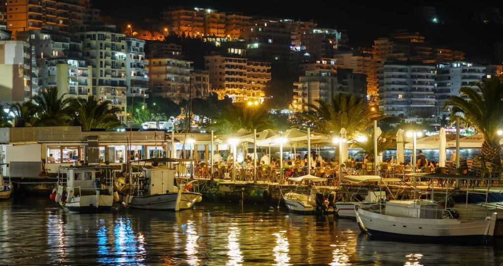 how far is tirana from saranda 68