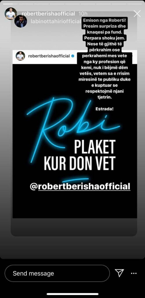 Këngëtarin Robert Berisha do e shohim edhe si moderator, prezanton projektin e ri që do të na mbërthejë para ekranit! 1 1 11