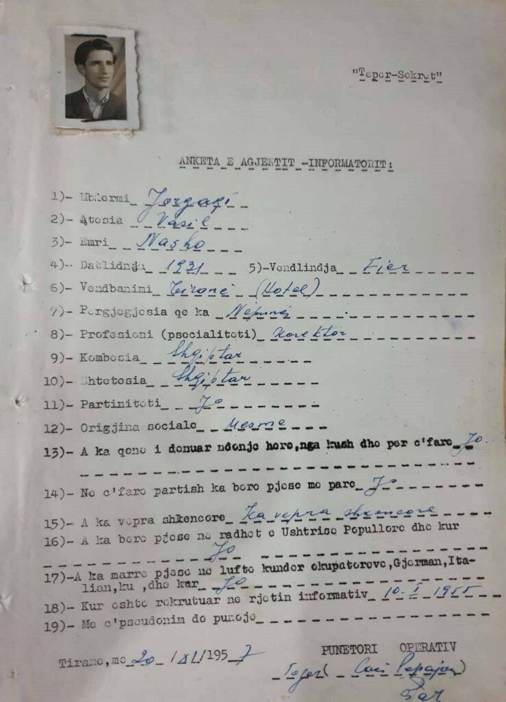 Agron Tufa publikon dokumentin për shkrimtarin e njohur: Ndër spiunët më të vjetër të Sigurimit, ja pseudonimi i tij 1 120343896 10223812751617937 1716942588299342084 o